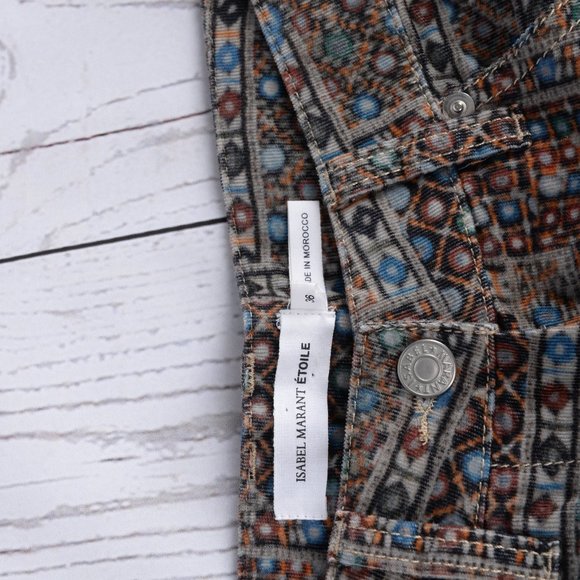 ETOILE ISABEL MARANT SIZE 36 MULTICOLORED PANTS - Picture 7 of 16